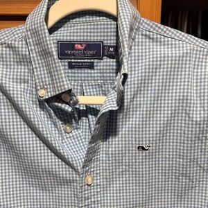 Vineyard Vines kids Gingham Button-Down Shirt